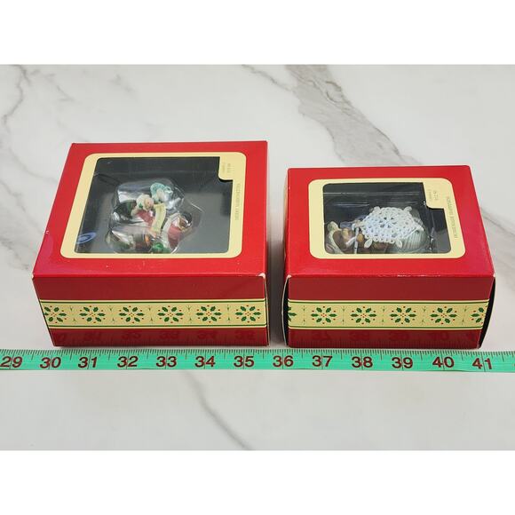 Heirloom Ornament Christmas Merry Marionettes 1992 + Homemade Happiness 1993 x2 - Picture 11 of 11